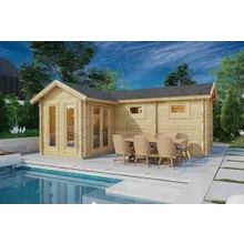 Garten-Saunahaus “Oliver 3” 6x4m | Gartensauna mit Vorraum | Outdoor-Sauna kaufen | Aussensauna für den Garten Garten-Saunahaus “Oliver 3” 6x4m | Gartensauna mit Vorraum | Outdoor-Sauna kaufen | Aussensauna für den Garten