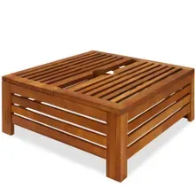 Deuba® Schirmständer Abdeckung Akazienholz FSC®-zertifiziert 62x62x26cm Deuba® Schirmständer Abdeckung Akazienholz FSC®-zertifiziert 62x62x26cm