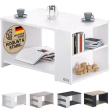 Couchtisch Santa Cruz Weiß 90x60x50cm Couchtisch Santa Cruz Weiß 90x60x50cm