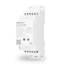 MiBoxer TZ2 Zigbee 3.0 & 2.4G Funk LED Controller für Hutschiene – 2-in-1, einfarbig & CCT, 12-48 V, 20 A MiBoxer TZ2 Zigbee 3.0 & 2.4G Funk LED Controller für Hutschiene – 2-in-1, einfarbig & CCT, 12-48 V, 20 A