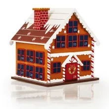 Spielwerk® Adventskalender Winterhäuschen MDF Spielwerk® Adventskalender Winterhäuschen MDF