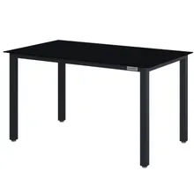 Casaria® Gartentisch Bern Anthrazit Alu 150x90x75cm Casaria® Gartentisch Bern Anthrazit Alu 150x90x75cm