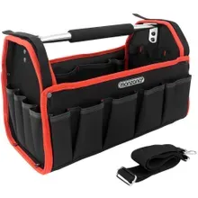 monzana® Werkzeugtasche Schwarz/Rot 42cm monzana® Werkzeugtasche Schwarz/Rot 42cm