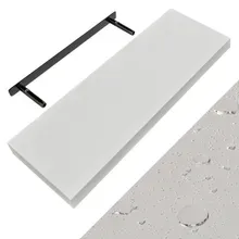 Wandregal Schweberegal 70cm Weiß + Halterung Wandregal Schweberegal 70cm Weiß + Halterung