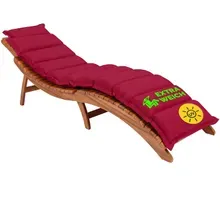 Auflage Sonnenliege Rot 183x56x7cm Auflage Sonnenliege Rot 183x56x7cm