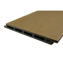 Fassadenverkleidung aus WPC Coextrusion, 13 mm (S) x 130 mm (B / Deckbreite), CEDAR, Länge 2,9 m, Oberfläche: gebürstet matt (Serie classic) Fassadenverkleidung aus WPC Coextrusion, 13 mm (S) x 130 mm (B / Deckbreite), CEDAR, Länge 2,9 m, Oberfläche: gebürstet matt (Serie classic)