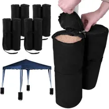 Pavillon Standsicherung 4er-Set Schwarz Pavillon Standsicherung 4er-Set Schwarz