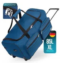 monzana® Rollenreisetasche Blau 85L monzana® Rollenreisetasche Blau 85L