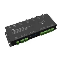 DMA DMX512 4-fach Signal Splitter, Signalverteiler und Verstärker 12-36V, XLR und Schraubklemme DMA DMX512 4-fach Signal Splitter, Signalverteiler und Verstärker 12-36V, XLR und Schraubklemme