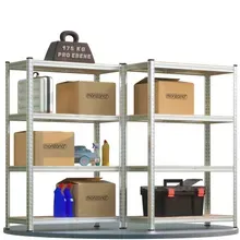 Schwerlastregal 2er-Set 160x90x40cm verzinkt 700kg Schwerlastregal 2er-Set 160x90x40cm verzinkt 700kg