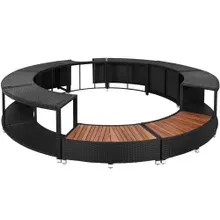 Polyrattan Pool Rahmen für LAY-Z-SPA Polyrattan Pool Rahmen für LAY-Z-SPA