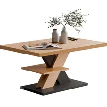 Casaria® Couchtisch Detroit Holz/Grau 90x60x45cm Casaria® Couchtisch Detroit Holz/Grau 90x60x45cm