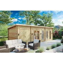 Gartenhaus mit Schuppen “Liam Plus” 8x3m | 3x8m großes Gartenhaus mit Schuppen | 8x3m großes Gartenhaus mit Abstellraum Gartenhaus mit Schuppen “Liam Plus” 8x3m | 3x8m großes Gartenhaus mit Schuppen | 8x3m großes Gartenhaus mit Abstellraum