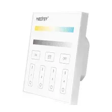 MiBoxer T2 CCT LED Wandfernbedienung – für CCT LED Streifen, 4 Zonen, 2,4 GHz Funk, netzbetrieben 230 V MiBoxer T2 CCT LED Wandfernbedienung – für CCT LED Streifen, 4 Zonen, 2,4 GHz Funk, netzbetrieben 230 V