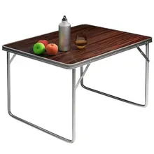 Casaria® Campingtisch Holzoptik Alu 80x60x70cm klappbar Casaria® Campingtisch Holzoptik Alu 80x60x70cm klappbar
