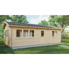 Blockhaus mit Schlafzimmer “Hansa Holiday H” | Großes Blockhaus als Ferienhaus kaufen | Blockbohlenhaus als Sommerhaus kaufen Blockhaus mit Schlafzimmer “Hansa Holiday H” | Großes Blockhaus als Ferienhaus kaufen | Blockbohlenhaus als Sommerhaus kaufen