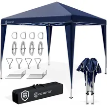 Casaria® Faltpavillon 3x3m Pop-Up Dunkelblau Schnellaufbau UV-Schutz 50+ wasserdicht stabil Casaria® Faltpavillon 3x3m Pop-Up Dunkelblau Schnellaufbau UV-Schutz 50+ wasserdicht stabil