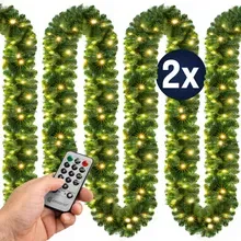 Weihnachtsgirlande 5m 2er-Set inkl Fernbedienung Weihnachtsgirlande 5m 2er-Set inkl Fernbedienung