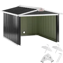 Mähroboter Garage Anthrazit Metall 86x100x63cm Mähroboter Garage Anthrazit Metall 86x100x63cm