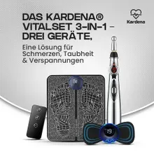 Kardena® VitalSet 3-in-1 – Fußgesundheit, Schmerzfreiheit & tägliche Entspannung in einem Kardena® VitalSet 3-in-1 – Fußgesundheit, Schmerzfreiheit & tägliche Entspannung in einem