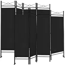 Paravent Lucca 2er-Set Schwarz 180x163cm Paravent Lucca 2er-Set Schwarz 180x163cm
