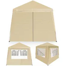 Faltpavillon Capri Beige 3x3m inkl 4 Seitenwänden UV-Schutz 50+ Faltpavillon Capri Beige 3x3m inkl 4 Seitenwänden UV-Schutz 50+