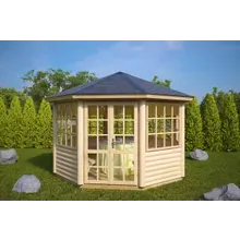 8-Eck-Gartenpavillon “Seattle L” Ø 3,5m | Großer Pavillon aus Holz | Gartenpavillon 3x3m | 8-Eck-Pavillon | Achteckiger Pavillon 8-Eck-Gartenpavillon “Seattle L” Ø 3,5m | Großer Pavillon aus Holz | Gartenpavillon 3x3m | 8-Eck-Pavillon | Achteckiger Pavillon