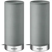 monzana® Tischlampe Jasmin 2er-Set Grau dimmbar monzana® Tischlampe Jasmin 2er-Set Grau dimmbar