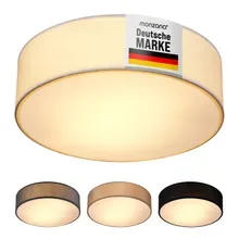 monzana® Deckenlampe Weiß Stoff Ø30cm monzana® Deckenlampe Weiß Stoff Ø30cm