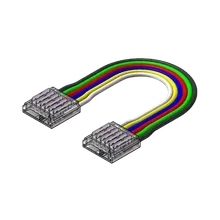 LED Strip-zu-Strip Verbinder – 6-polig, 12 mm, lötfrei mit 15 cm Verbindungskabel für RGBCCT SMD LED Streifen LED Strip-zu-Strip Verbinder – 6-polig, 12 mm, lötfrei mit 15 cm Verbindungskabel für RGBCCT SMD LED Streifen