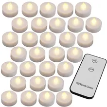 LED Teelichter 30er-Set Warmweiß mit Fernbedienung LED Teelichter 30er-Set Warmweiß mit Fernbedienung