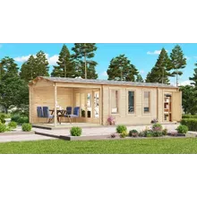 Gartenhaus mit Terrasse & Schuppen “Super Eva E” 9x3m | Gartenhaus mit Veranda 4x9m | Gartenterrasse Gartenhaus mit Terrasse & Schuppen “Super Eva E” 9x3m | Gartenhaus mit Veranda 4x9m | Gartenterrasse