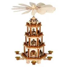 Casaria® Weihnachtspyramide XL 60x20x20cm Casaria® Weihnachtspyramide XL 60x20x20cm