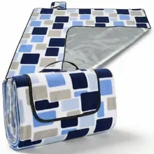Detex® Picknickdecke Quadrate/Blau 2x2m Detex® Picknickdecke Quadrate/Blau 2x2m