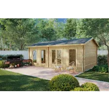 Großes Gartenhaus „Typ F” 7x4m | Maßgeschneidertertes Gartenhaus – 26m² | Nutzen Sie ihr Holzhaus als zusätzlichen Gartenraum oder Büro Großes Gartenhaus „Typ F” 7x4m | Maßgeschneidertertes Gartenhaus – 26m² | Nutzen Sie ihr Holzhaus als zusätzlichen Gartenraum oder Büro