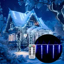 Lichterkette Eiszapfen Blau 10,5m Lichterkette Eiszapfen Blau 10,5m