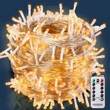 monzana® Lichterkette Weihnachten Warmweiß 40m transparent Fernbedienung monzana® Lichterkette Weihnachten Warmweiß 40m transparent Fernbedienung