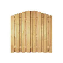 Sichtschutzzaun Holz Kiefer/Fichte Bogen 180 x 180/160 cm (Serie Eversten) Sichtschutzzaun Holz Kiefer/Fichte Bogen 180 x 180/160 cm (Serie Eversten)