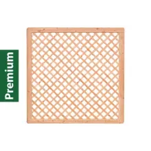 Premium Douglasie Sichtschutzzaun Holz, 178,5 cm (B) x 178,5 cm (H), Rankgitter diagonal - natur Premium Douglasie Sichtschutzzaun Holz, 178,5 cm (B) x 178,5 cm (H), Rankgitter diagonal - natur