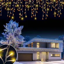 Regenlichterkette LED Warmweiß 10m Regenlichterkette LED Warmweiß 10m
