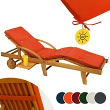Auflage Sunlounger Orange 195x55x5cm Auflage Sunlounger Orange 195x55x5cm