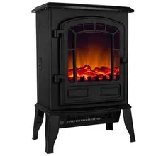 monzana® Elektrischer Kamin Schwarz 2000W mit Heizung monzana® Elektrischer Kamin Schwarz 2000W mit Heizung