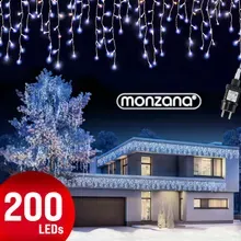 Regenlichterkette LED Weihnachten Kaltweiß 10m Regenlichterkette LED Weihnachten Kaltweiß 10m