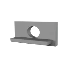 Endkappe für LED Alu Aufbauprofil Exo-NLN1_14 + Cover PC31 _14 Endkappe für LED Alu Aufbauprofil Exo-NLN1_14 + Cover PC31 _14