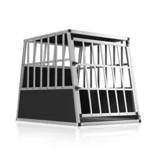 Cadoca® Hundetransportbox L Alu 90x66x72cm Cadoca® Hundetransportbox L Alu 90x66x72cm