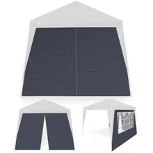 Casaria® Seitenwand Faltpavillon Capri 2er-Set Anthrazit 3x3m Casaria® Seitenwand Faltpavillon Capri 2er-Set Anthrazit 3x3m