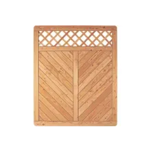 Sichtschutzzaun Holz Lärche Gitter 150 x 180 cm (Serie Pöhl) Sichtschutzzaun Holz Lärche Gitter 150 x 180 cm (Serie Pöhl)