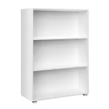 Bücherregal Vela Weiß 3 Fächer Bücherregal Vela Weiß 3 Fächer