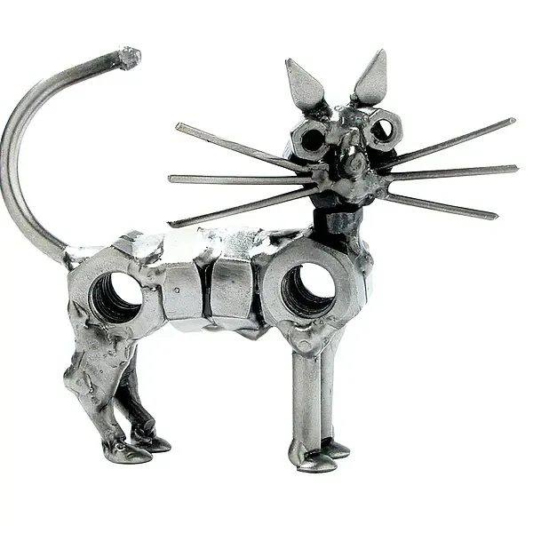 Schraubenfigur Katze stehend Schraubenfigur Katze stehend