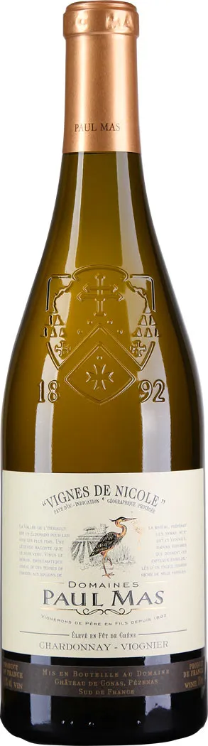 Paul Mas Vignes de Nicole Chardonnay – Viognier Paul Mas Vignes de Nicole Chardonnay – Viognier